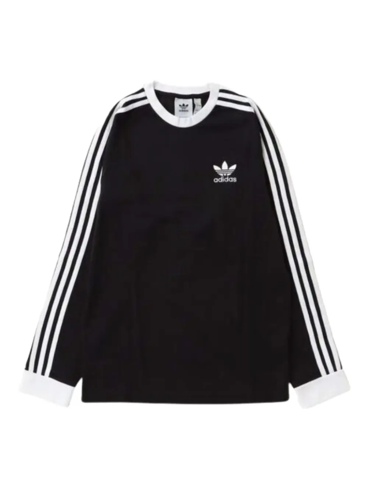 

Adidas футболка 3-Stripes с длинными рукавами, черный