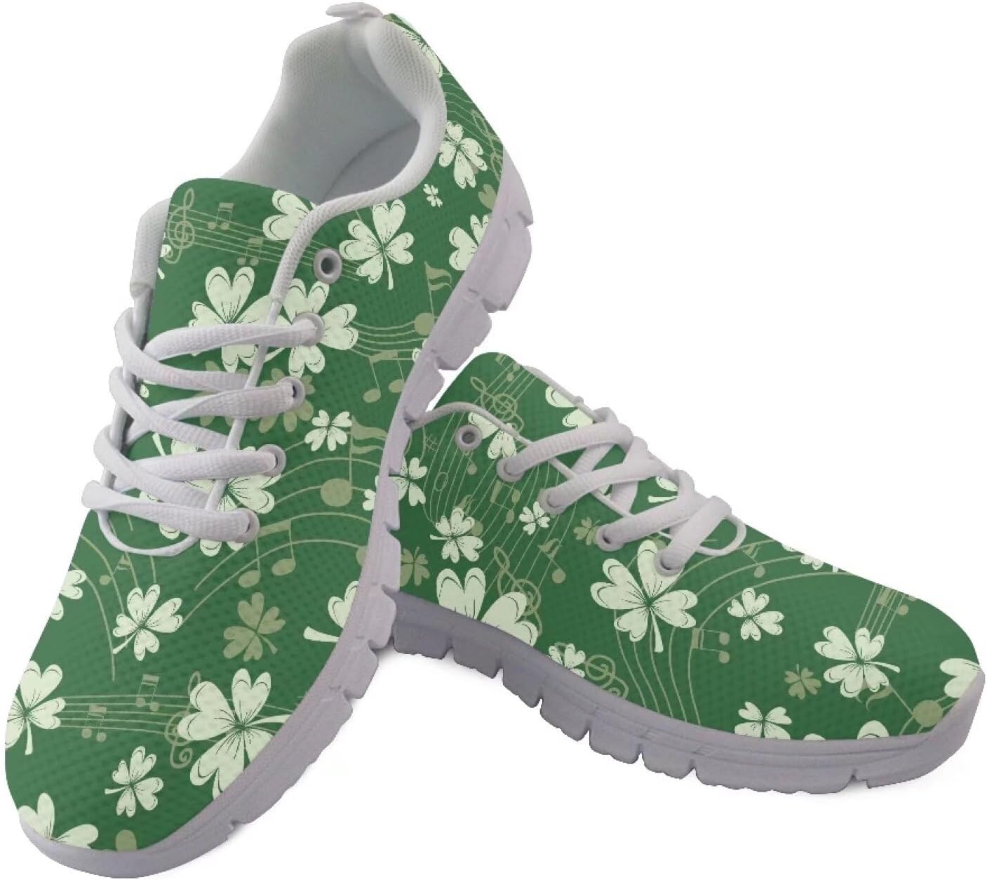 

Легкие кроссовки POLERO для женщин, повседневные дышащие сетчатые кроссовки для бега и тренировок, простые, с ярким рисунком панд, зеленый