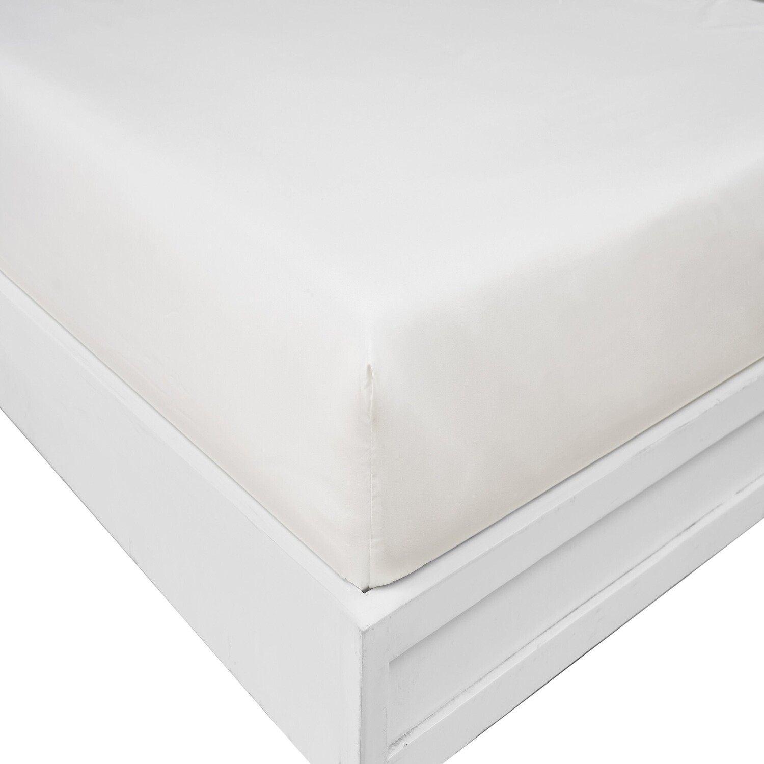 

Простыня на подгонке Nautica Solid White Queen, цвет Tin Grey
