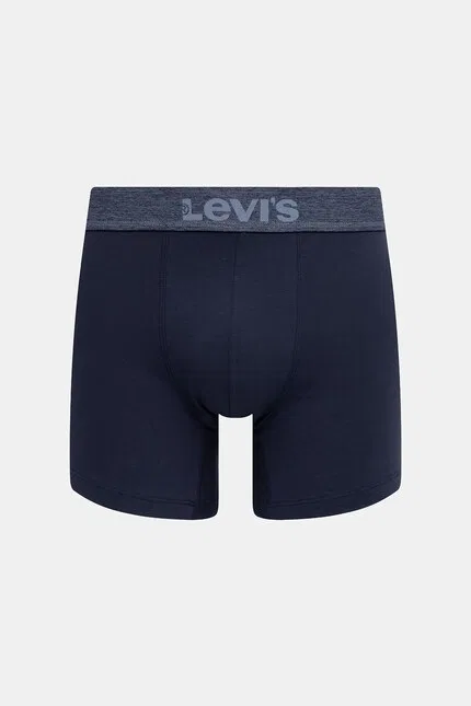 Боксеры из хлопка с эластаном 3 шт Levi's, синий — фото 2