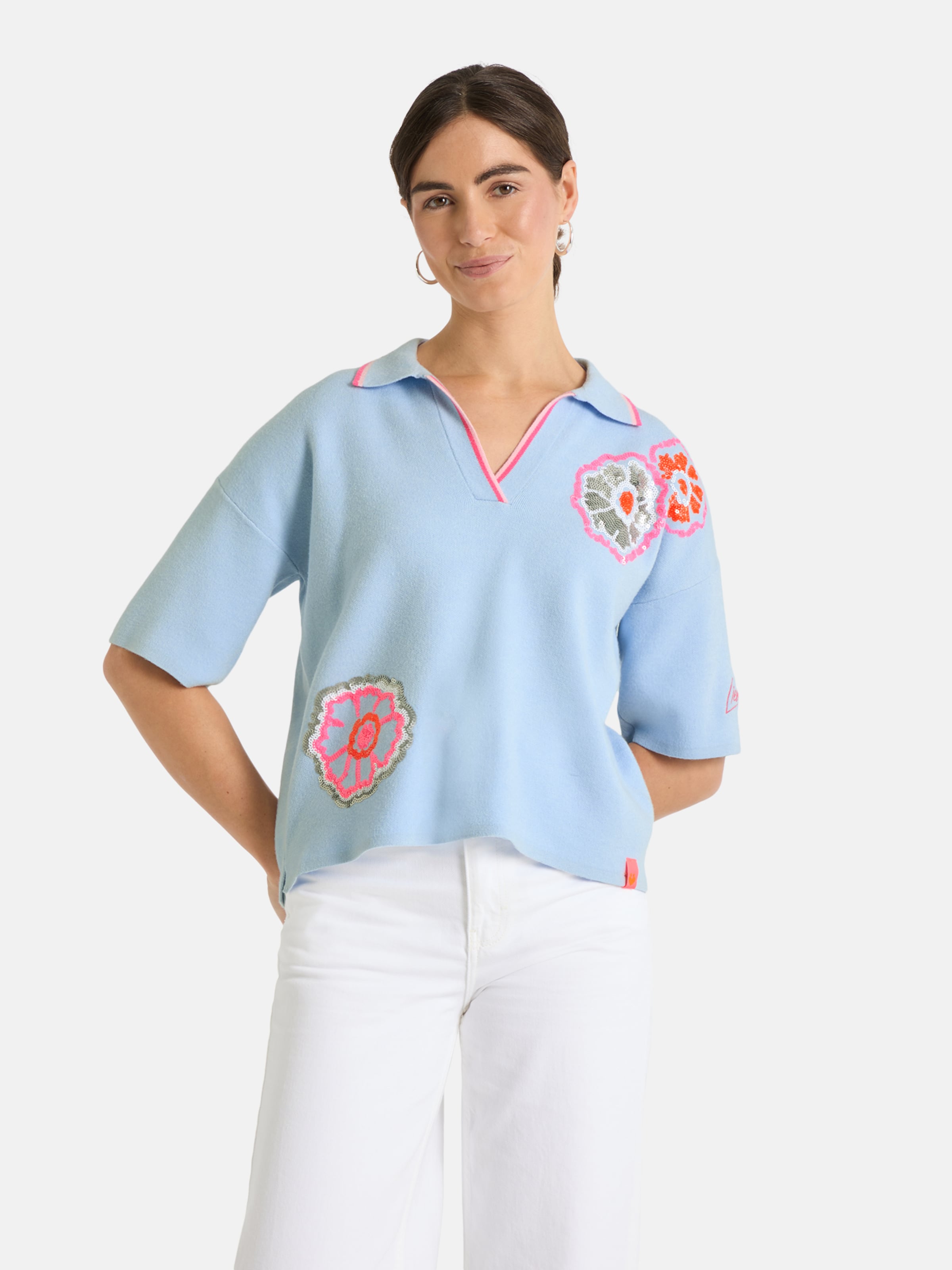 

LIEBLINGSSTÜCK Свитер в небесно-голубом цвете