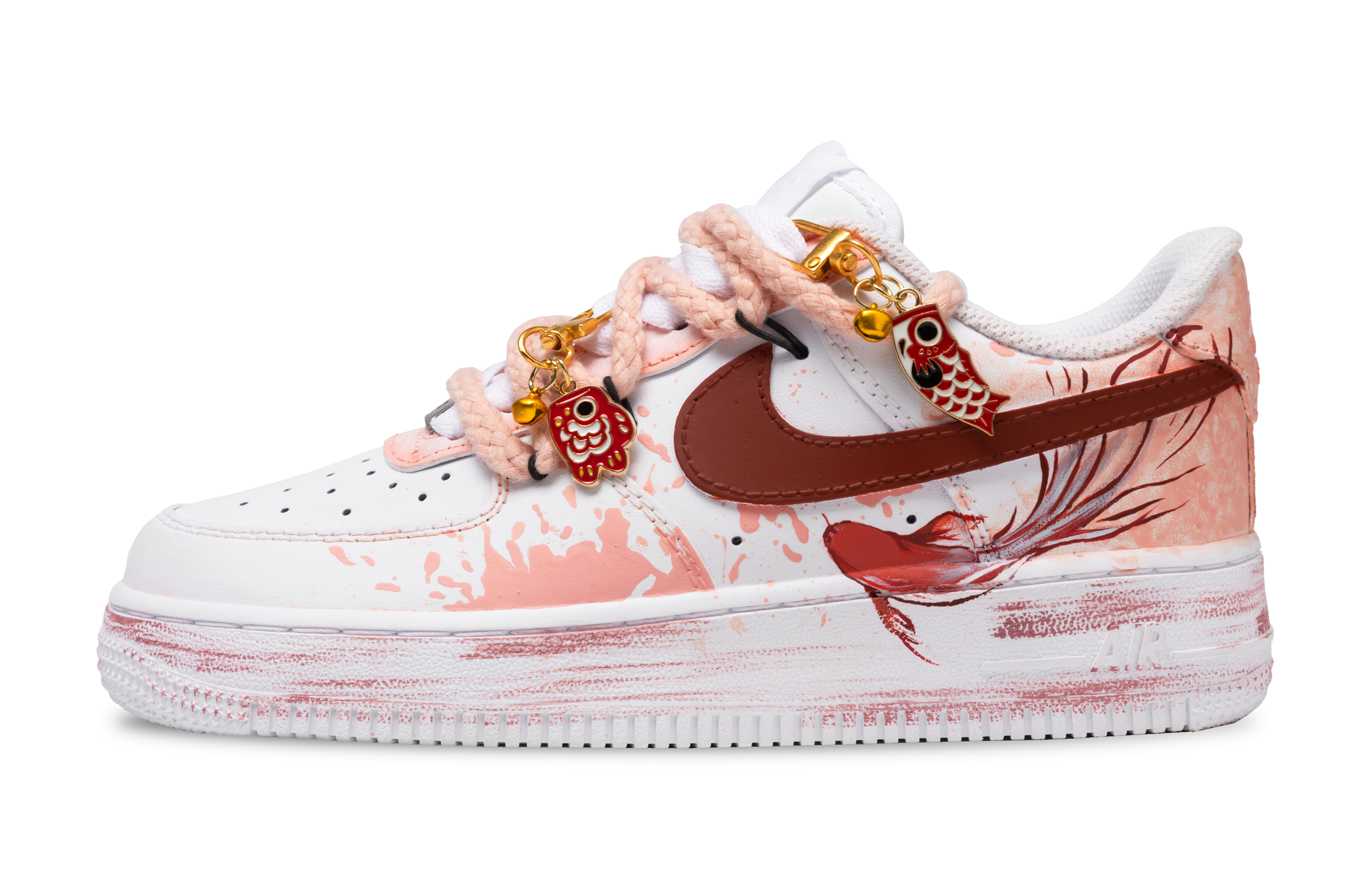 

Nike Кроссовки Air Force 1 с низким верхом и противоскользящей амортизацией для скейтбординга, мужские, красные