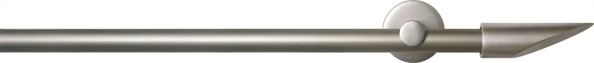 

Карниз для штор GARESA "SEFRA", 2 направляющие, желаемая длина, комплект для штор, комплект внутренних направляющих, выдвижной, клин с концевыми кнопками 290 см, Ø16мм, цвет nickelfarben