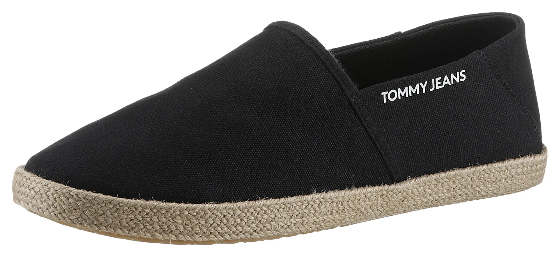 

Эспадрильи Tommy Jeans "TJM ESPADRILLE STREET", лоферы, тапочки, летняя обувь, пляжная обувь из экологически чистого материала, черный