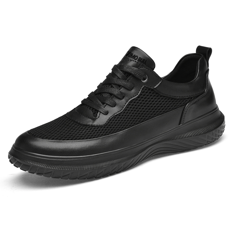 XIMO BULL Мужские повседневные кроссовки Low Top черные всесезонные, цвет Black (All-Season) — фото 3
