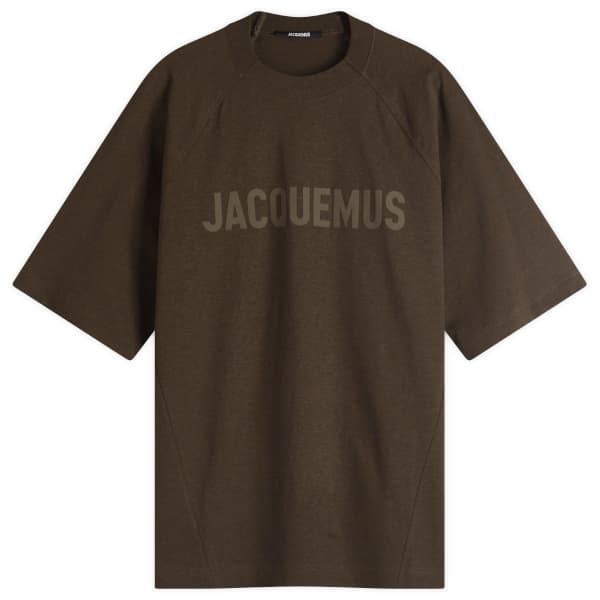 

Футболка с логотипом Typo на груди Jacquemus, коричневый