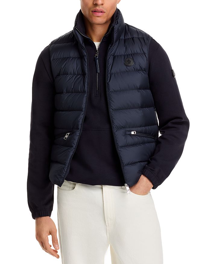 

Маттовый облегченный жилет Moncler, синий