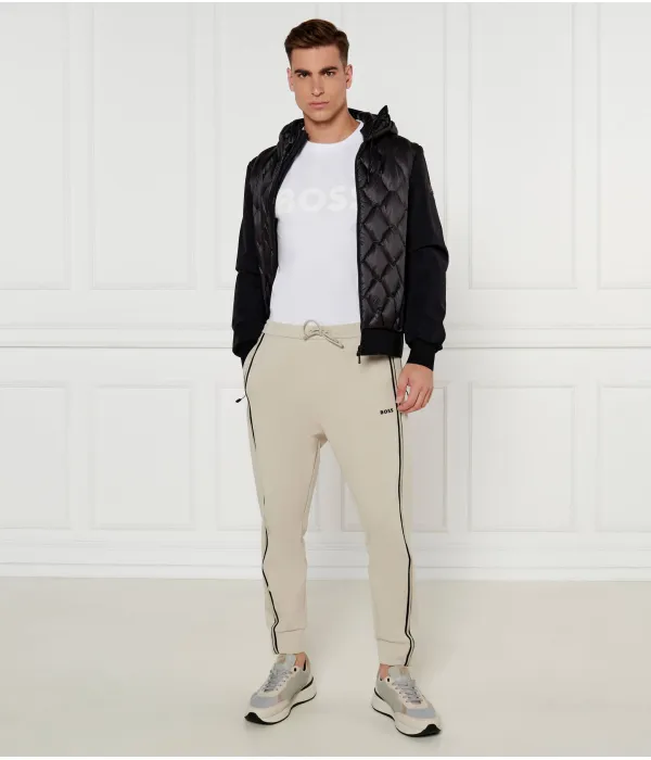 Зеркальная футболка Regular fit Boss Green, белый — фото 2