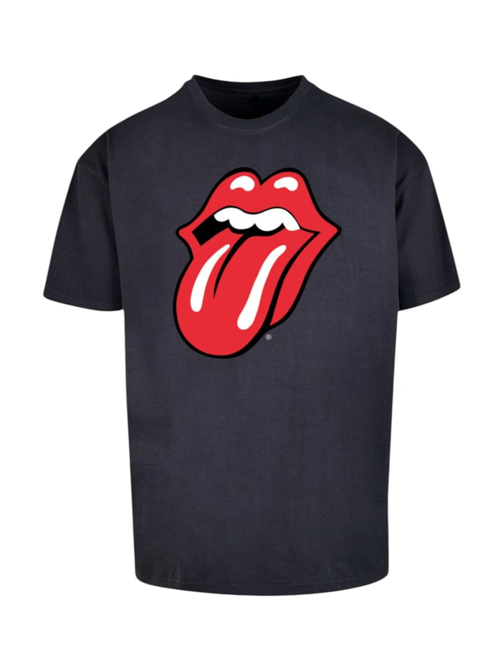 

Футболка F4NT4STIC Heavy Oversize T-Shirt The Rolling Stones Zunge, цвет marineblau