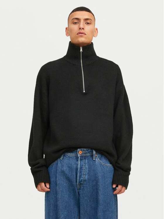 

Свитер relaxed fit Ollie 12241817 Jack & Jones, черный