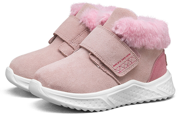 Кроссовки Skechers Toddler Shoes TD Mid-top Pink, розовый — фото 4