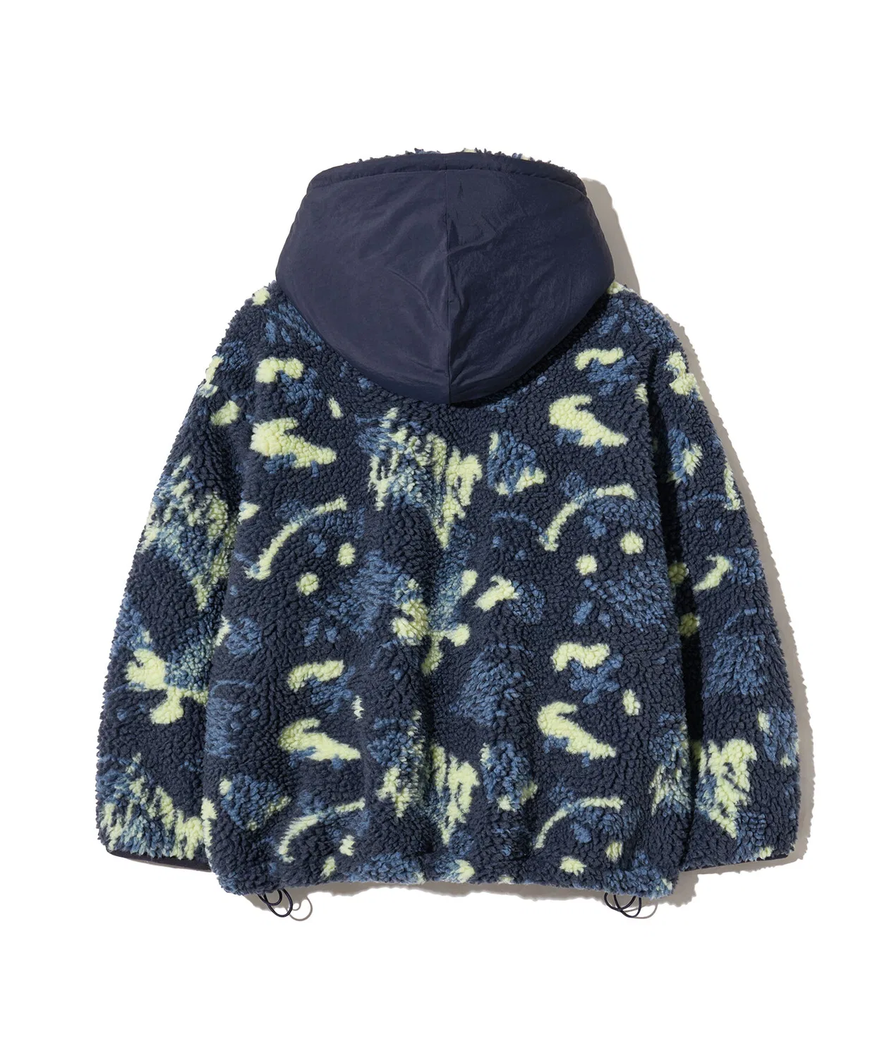 Детская флисовая куртка на молнии Brownbreath Kids Smile синего цвета — фото 3