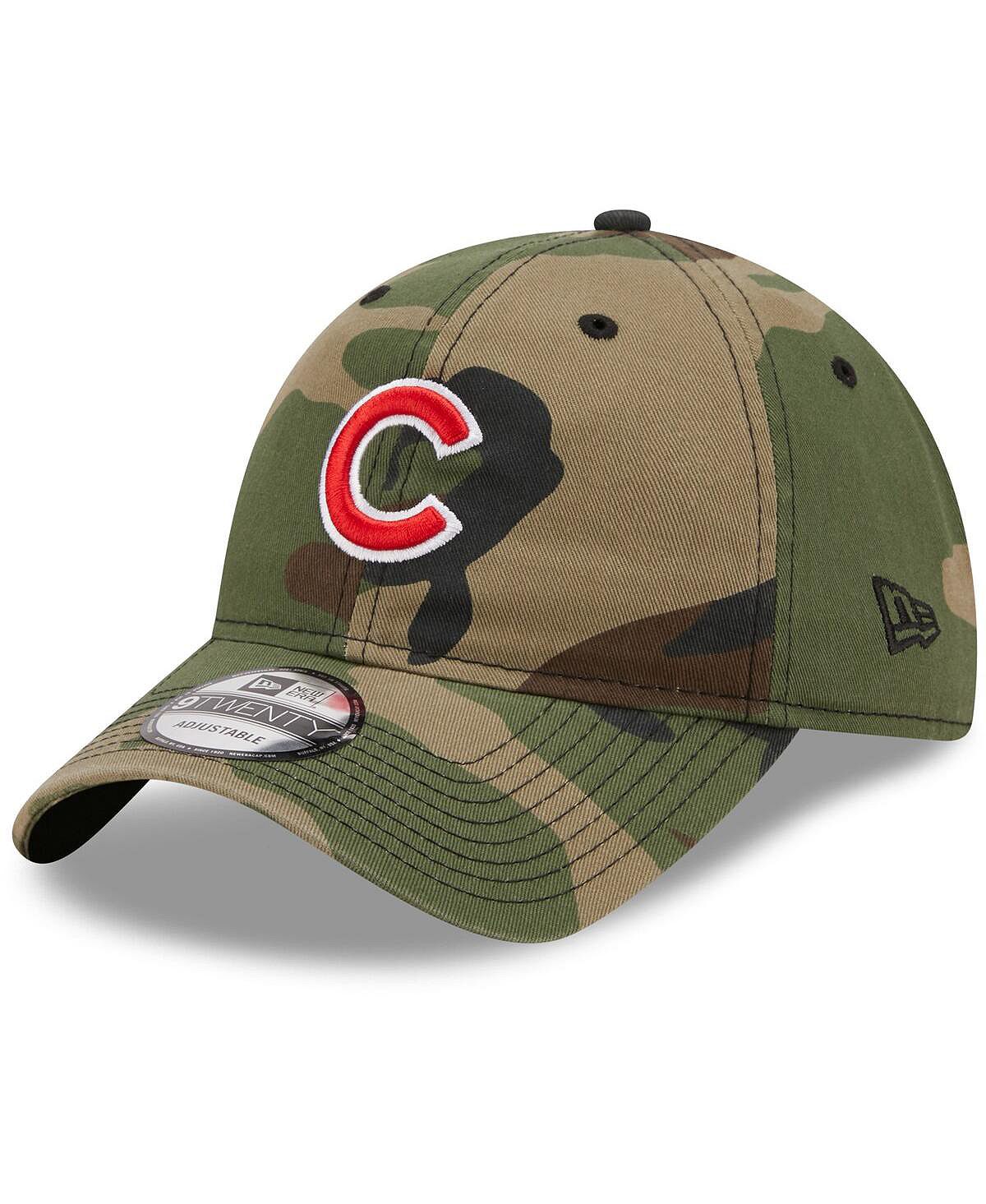 

Мужская камуфляжная регулируемая кепка Chicago Cubs Woodland Core Classic 9TWENTY New Era