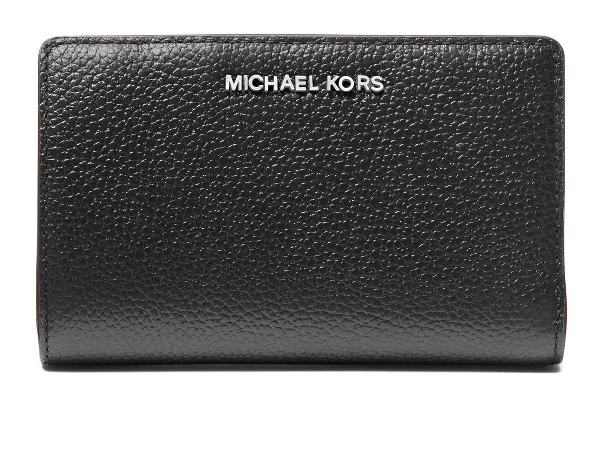 

Кошелек MICHAEL Michael Kors Medium Snap Zip Around Wallet, черный