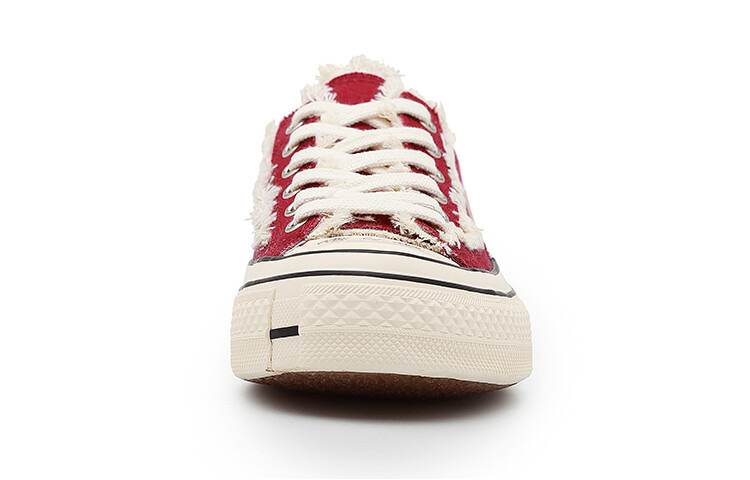Детские кроссовки для скейтбординга PS Low-top бордового цвета Xvessel — фото 4