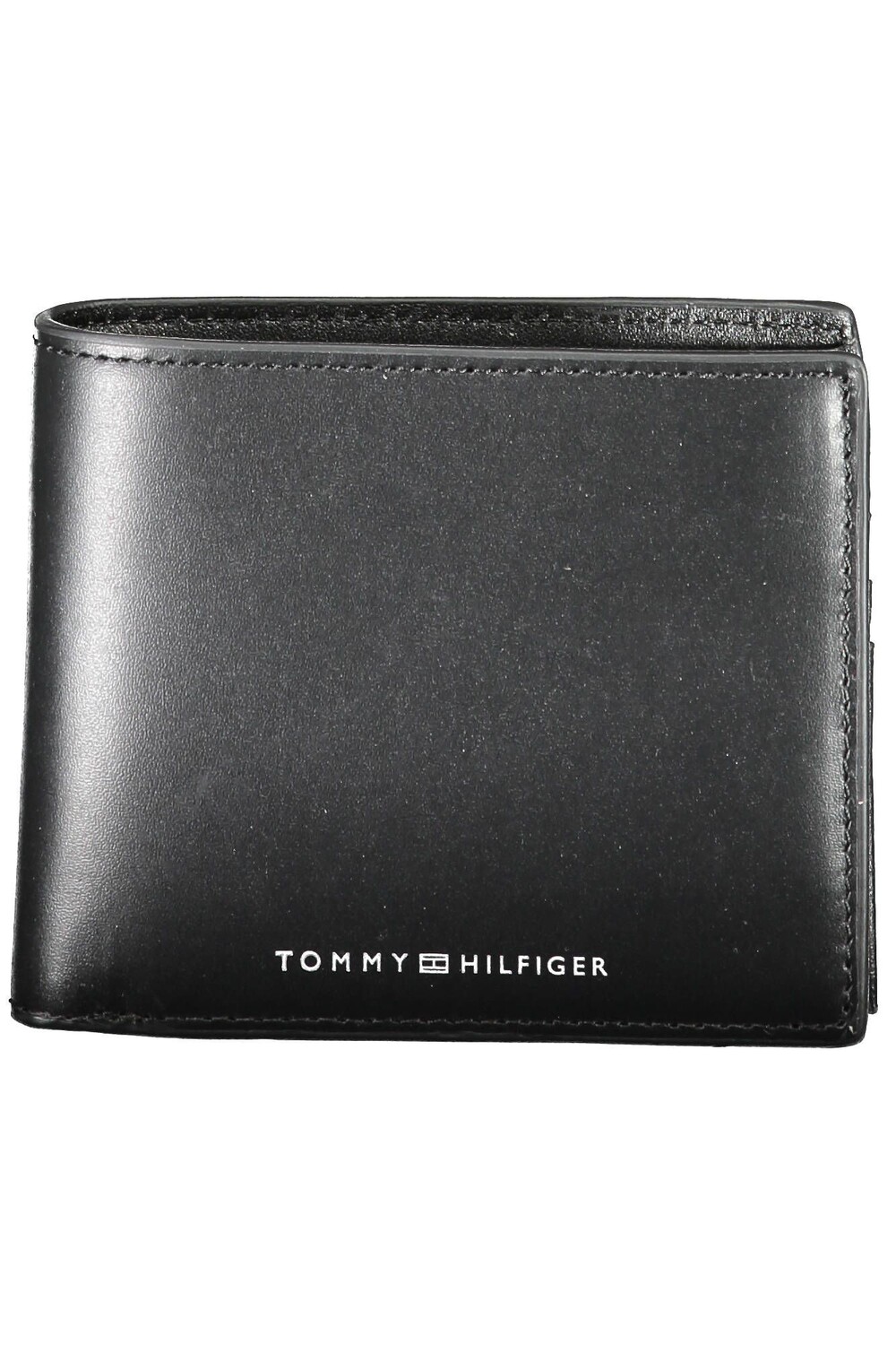 

Черный кожаный мужской кошелек Tommy Hilfiger