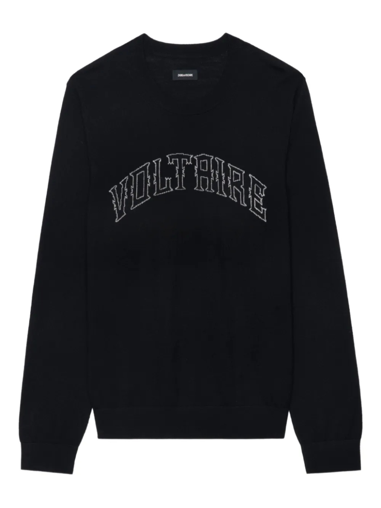

Шерстяной свитер с логотипом Zadig&Voltaire, черный