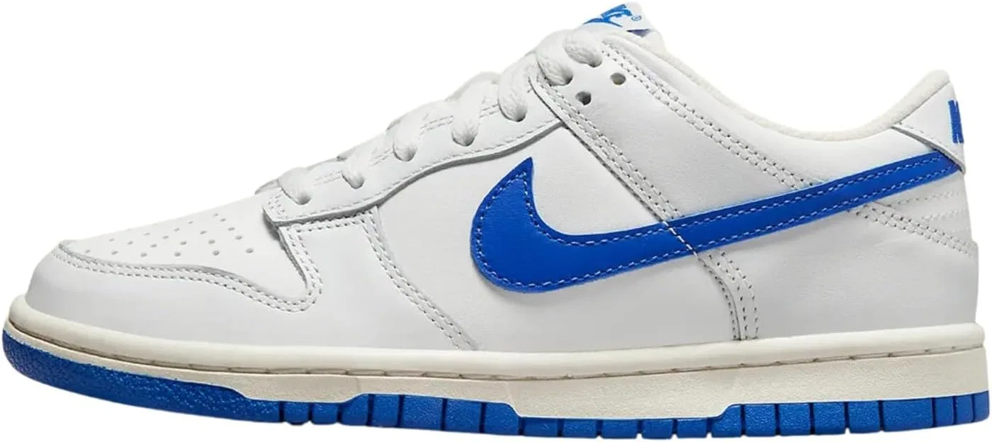 Кроссовки детские Nike Dunk Low, Summit White/Hyper Royal