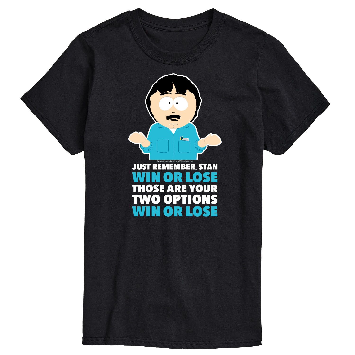 

Футболка Big & Tall South Park Win or Lose Licensed Character, черный