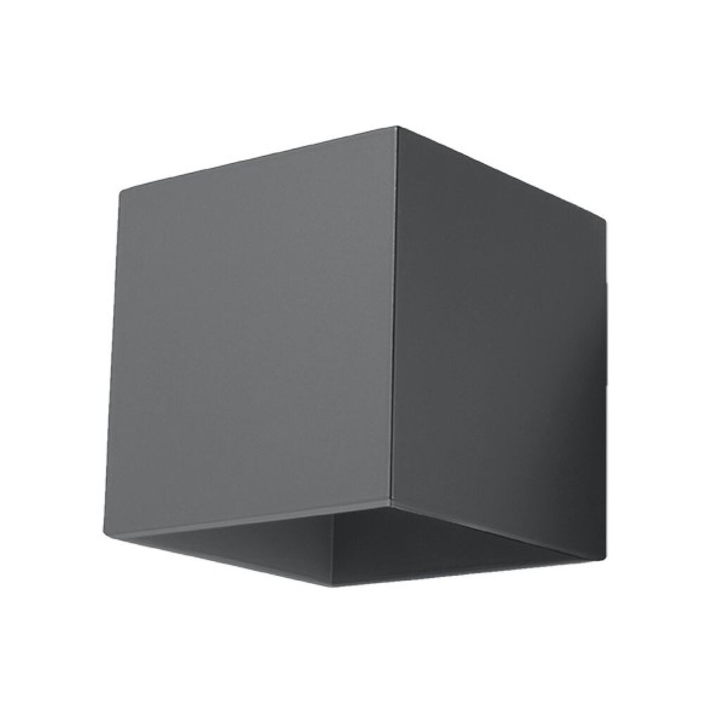 

Настенный светильник QUAD 1 антрацит 1xG9 40Вт алюминий 10х12х10см Sollux Lighting