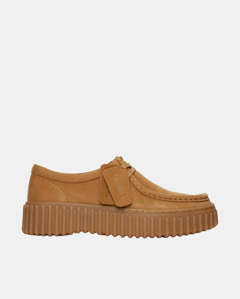 Туфли Torhill Bee из нубука с подошвой TR Clarks, светло-коричневый
