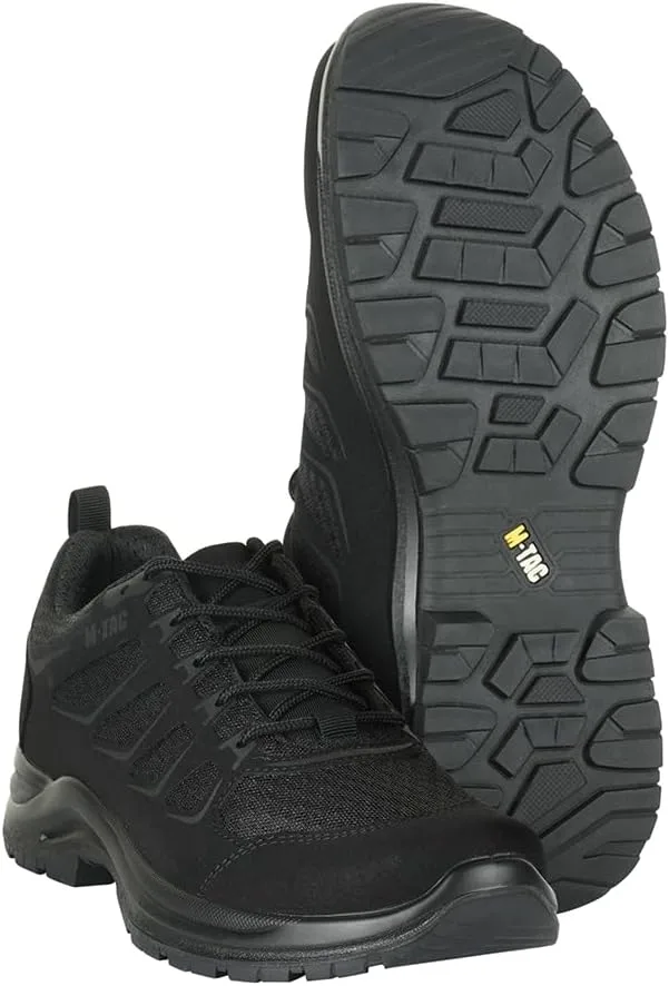 Тактические кроссовки M-Tac Trainers Tactical IVA Trainers Shoes Мужские тактические спортивные кроссовки армейского образца, черный