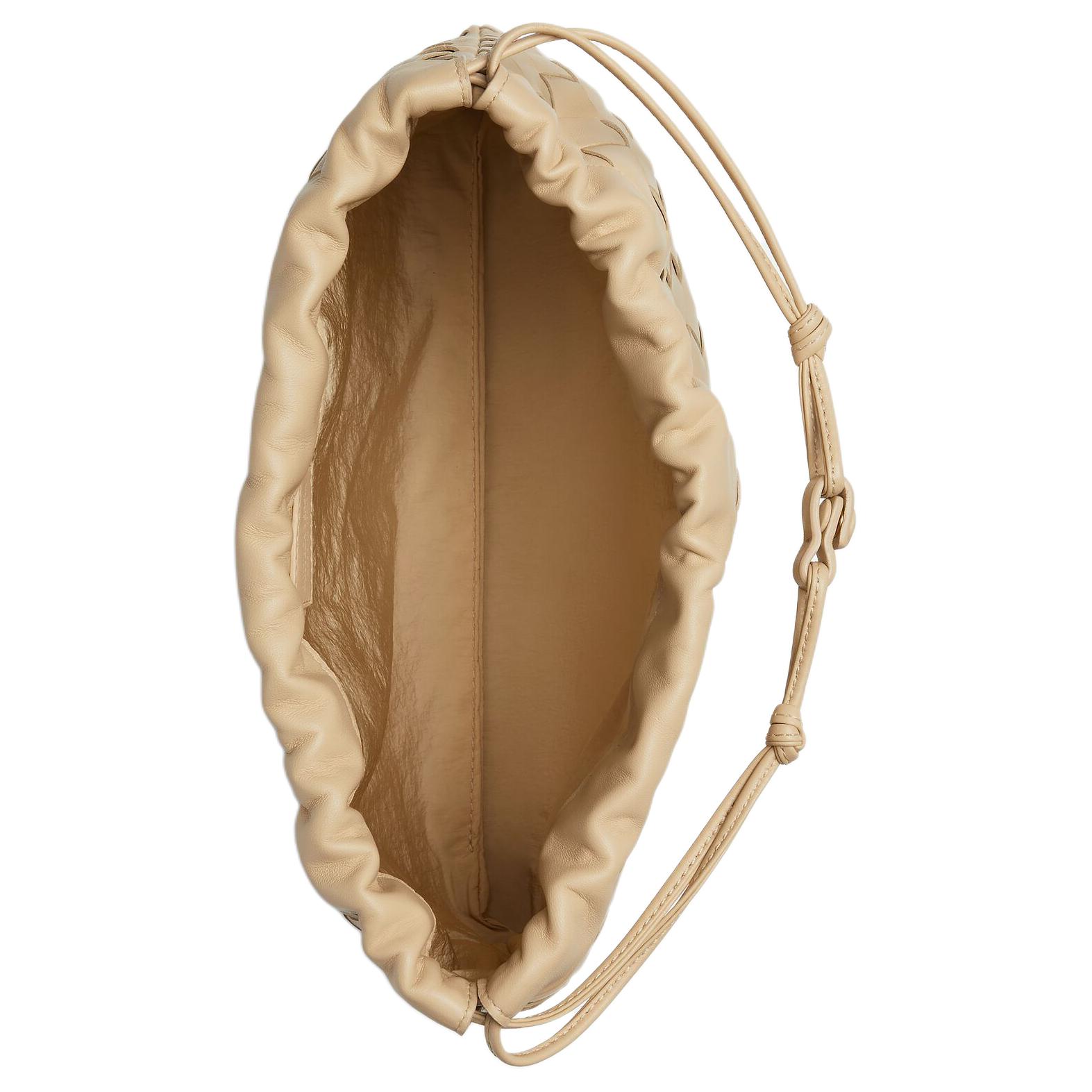 Клатч из коровьей кожи Dustbag для женщин, цвет Cave Stone Bottega Veneta, basic set (bag+dust bag) — фото 4