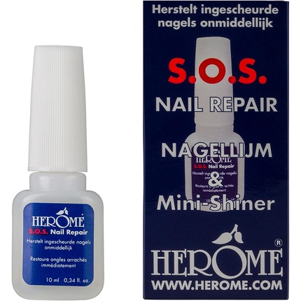 

Sos Nail Repair - Ремонт рваных ногтей - Клей для ногтей 10мл, Herome