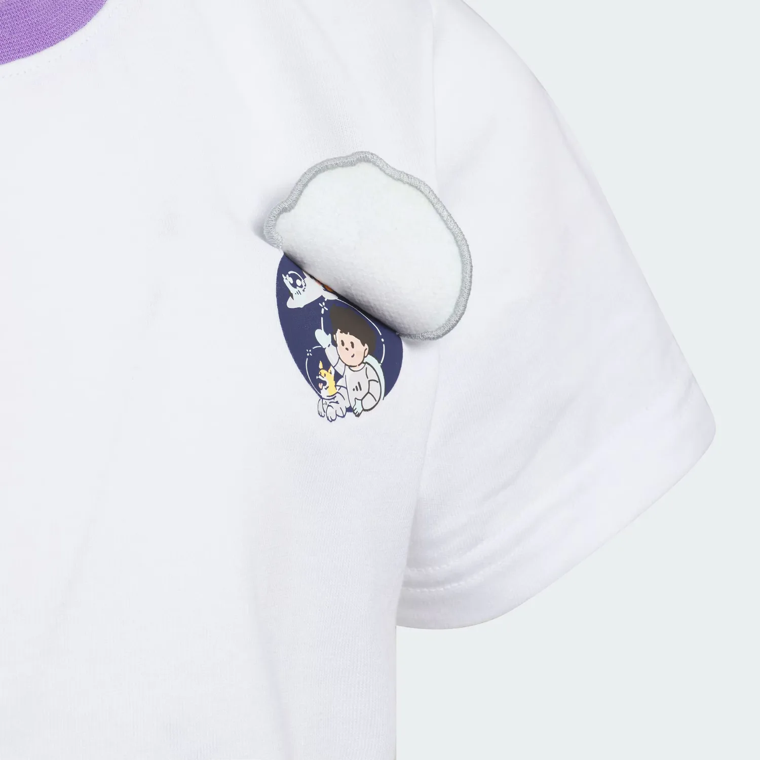 Adidas Спортивный комплект Casual белый/фиолетовый для детей 3-7 лет — фото 4
