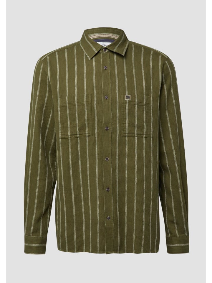 

s.Oliver Рубашка цвета 79G4_оливково-зеленый