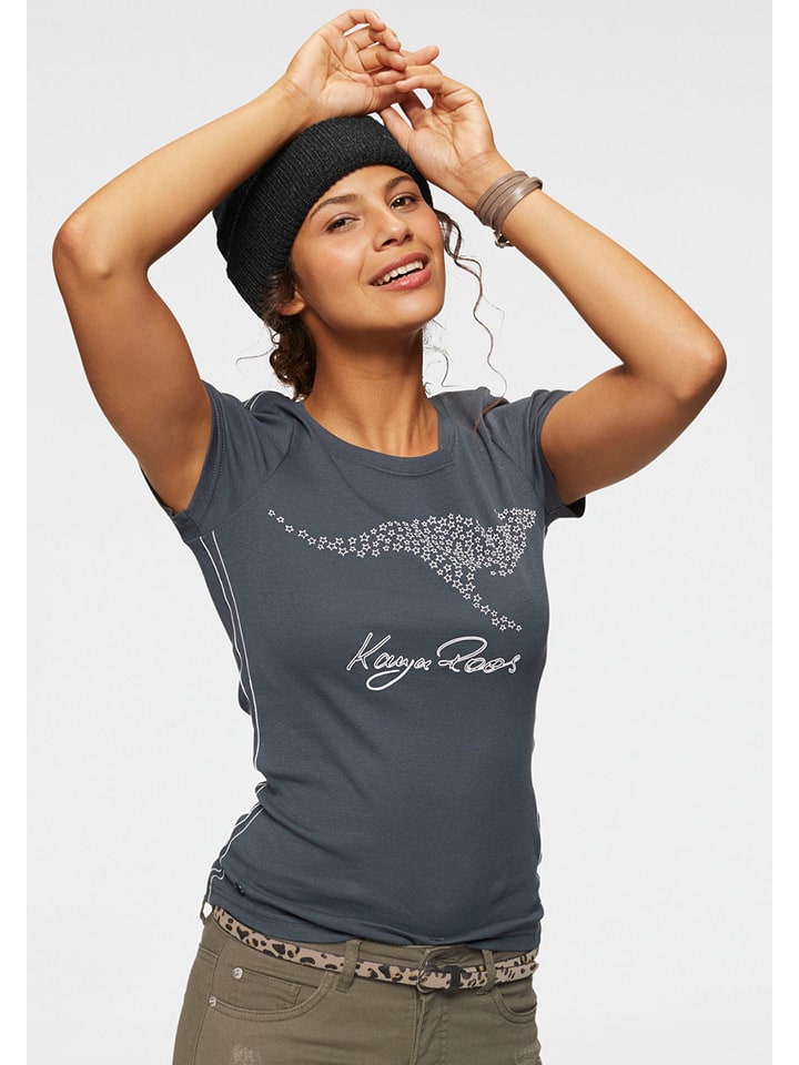 

Kangaroos Футболка антрацитового цвета, Черный, Kangaroos Футболка антрацитового цвета