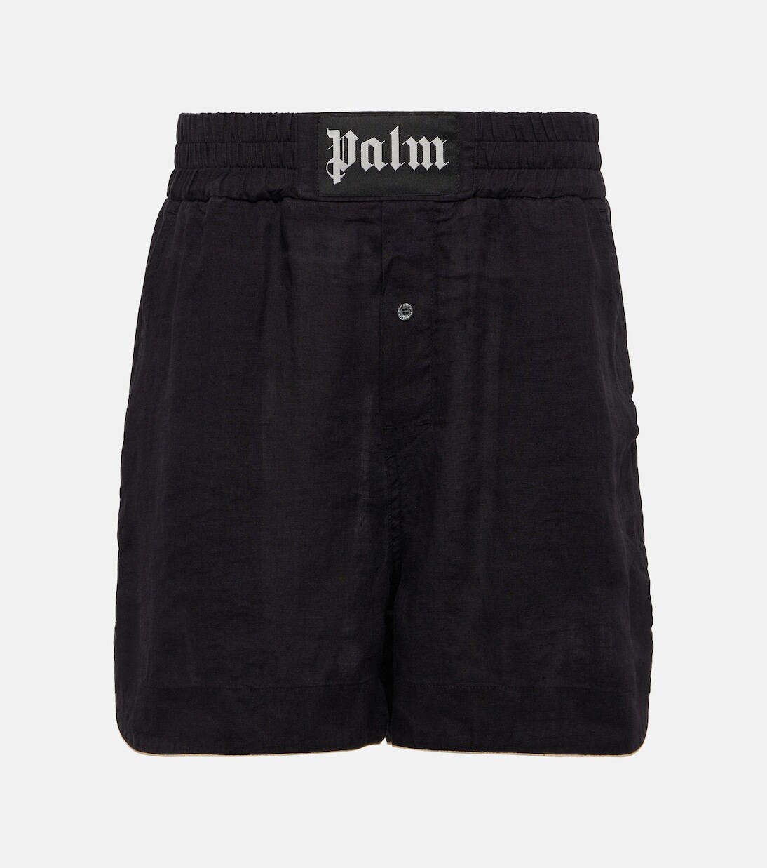 

Льняные боксеры с логотипом Palm Angels, черный