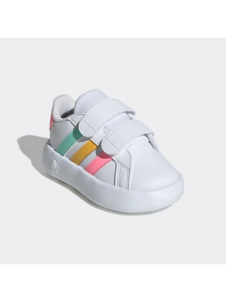 

Кроссовки на шнуровке Grand Court 2.0 adidas, белый