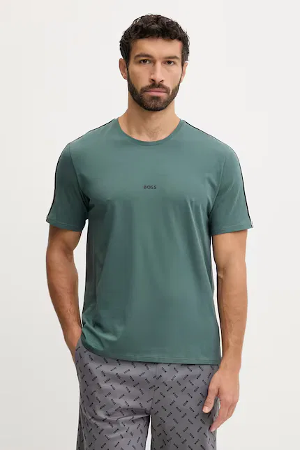 Футболка мягкая Unique T-Shirt BOSS, зеленый
