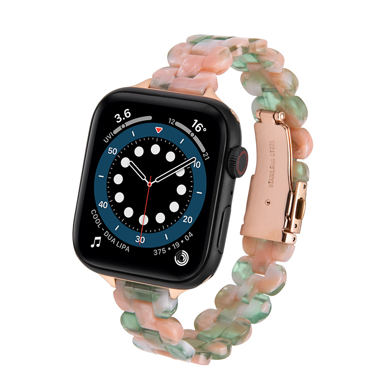 

Ремешок Apple совместимый, смола, Юй Цин, радуга