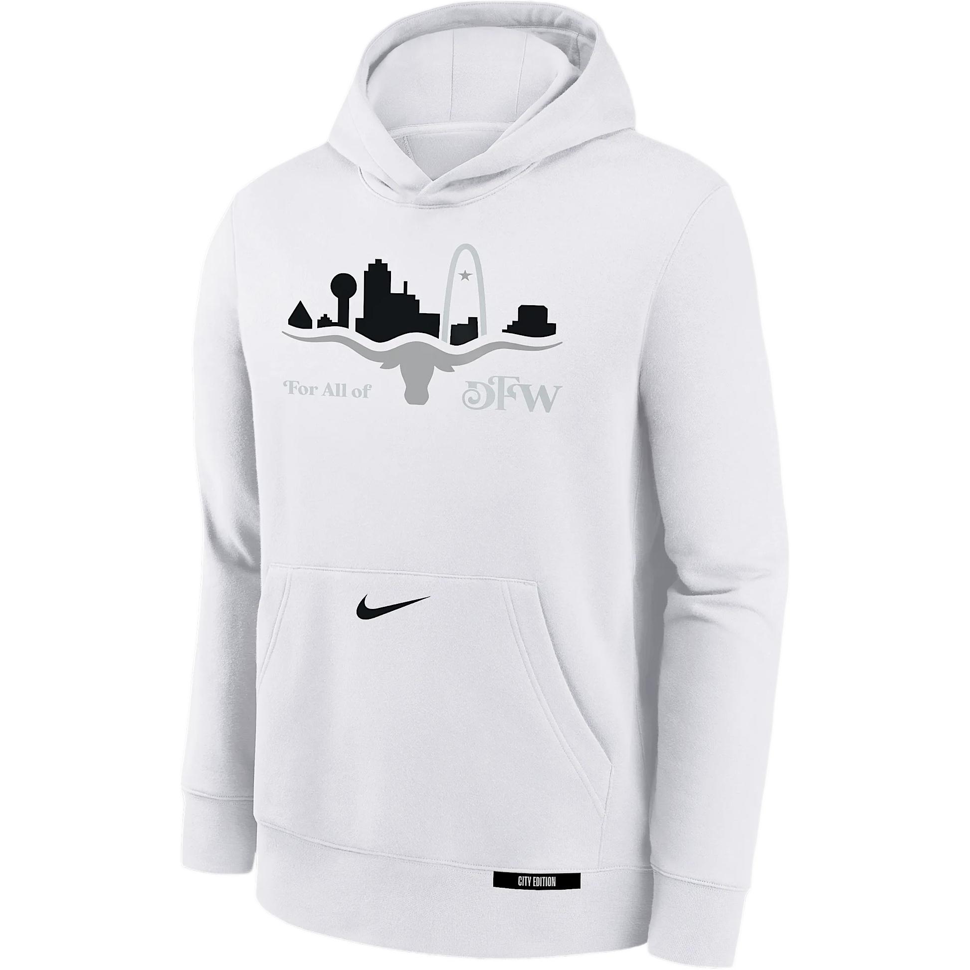 

Nike Толстовка nba dallas mavericks club fw24 белая для подростков