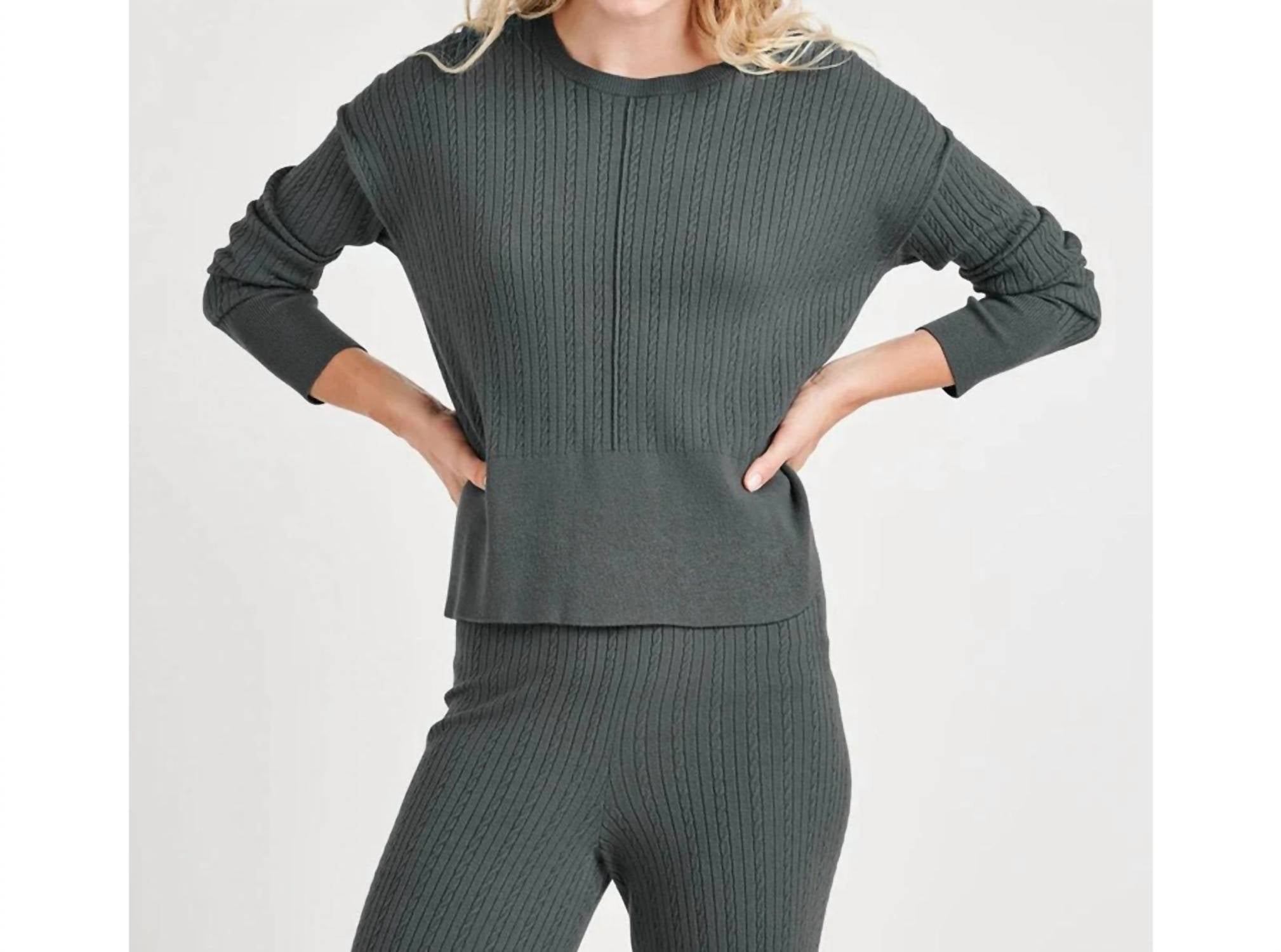 

Кардиган Veronica Cable в цвете зеленый Splendid, зеленый