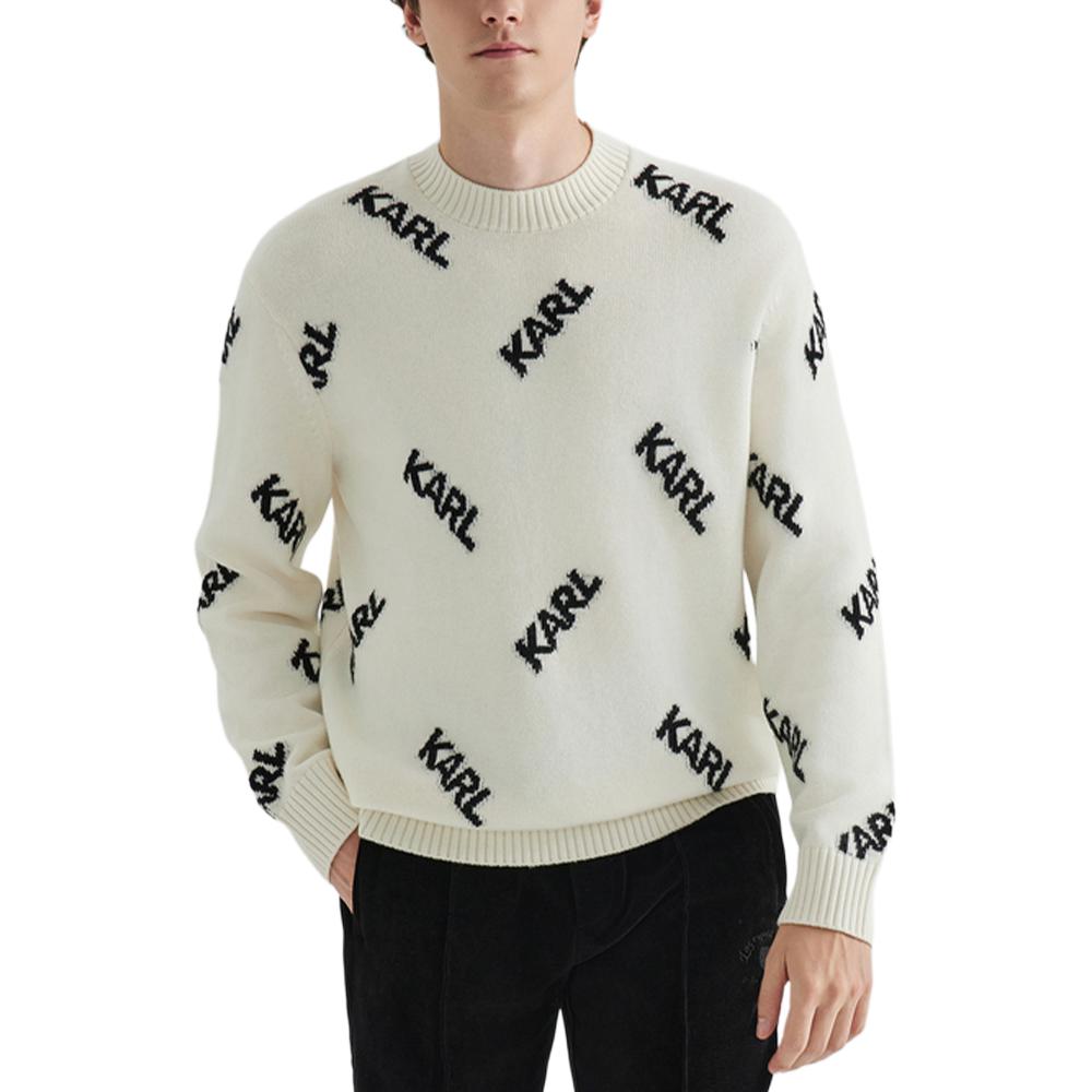 

KARL LAGERFELD / Karl Lagerfeld Jeans Свитер KARL LAGERFELD мужской белый
