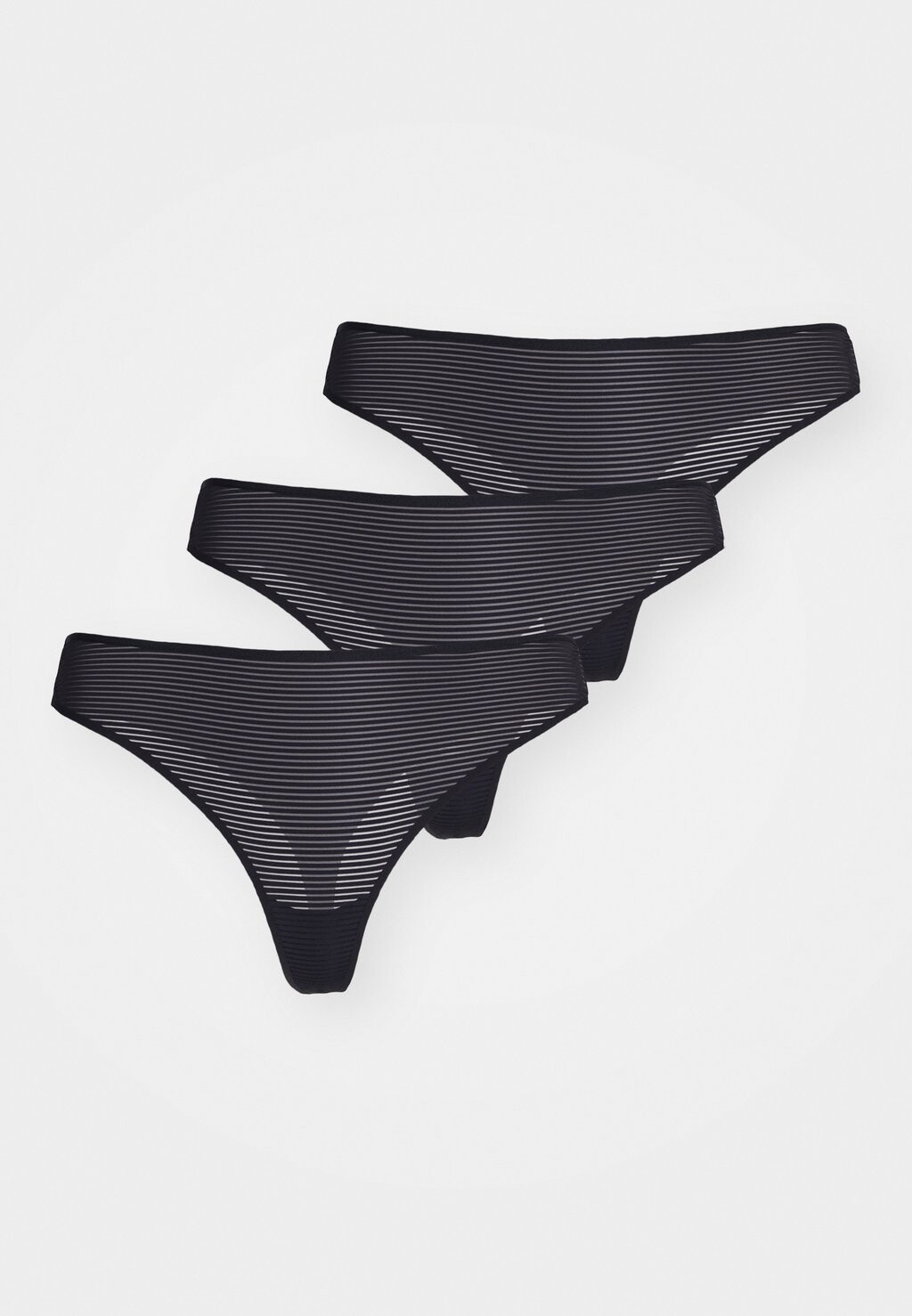 

Стринги 3 PACK Hunkemöller, черный