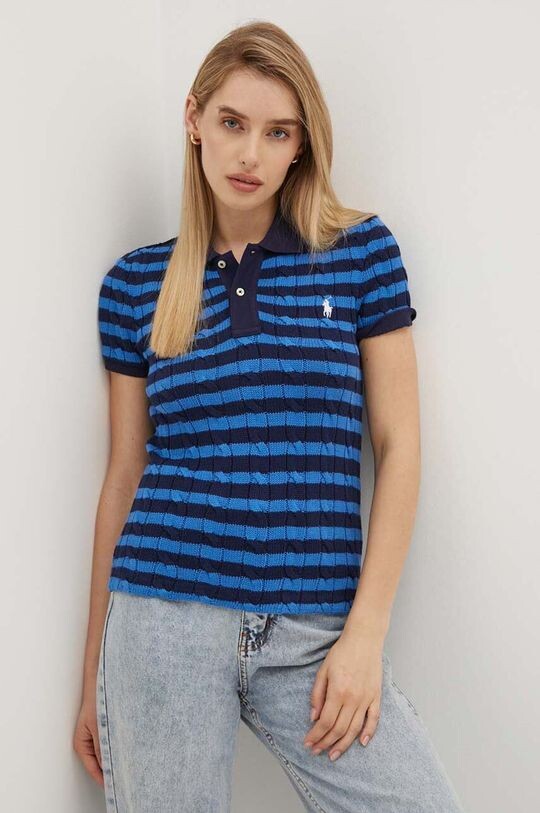 

Хлопковый свитер Polo Ralph Lauren, темно-синий