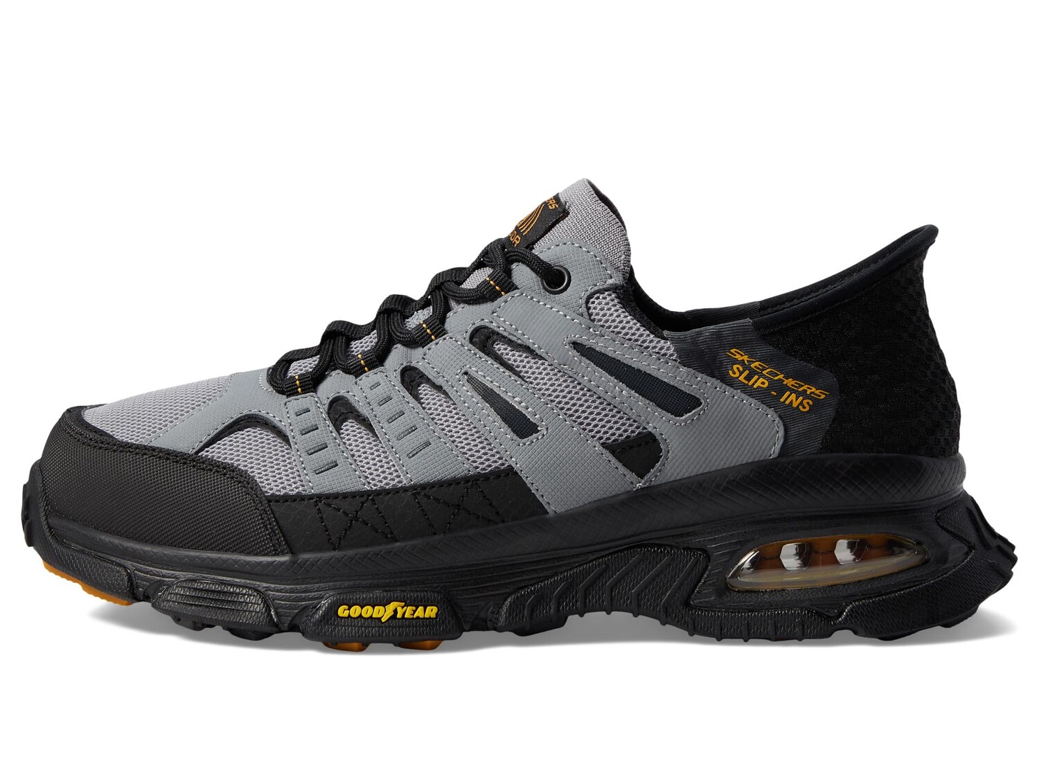 

Кроссовки SKECHERS Skech-Air Envoy Emissary Hands Free Slip-Ins, серый/черный