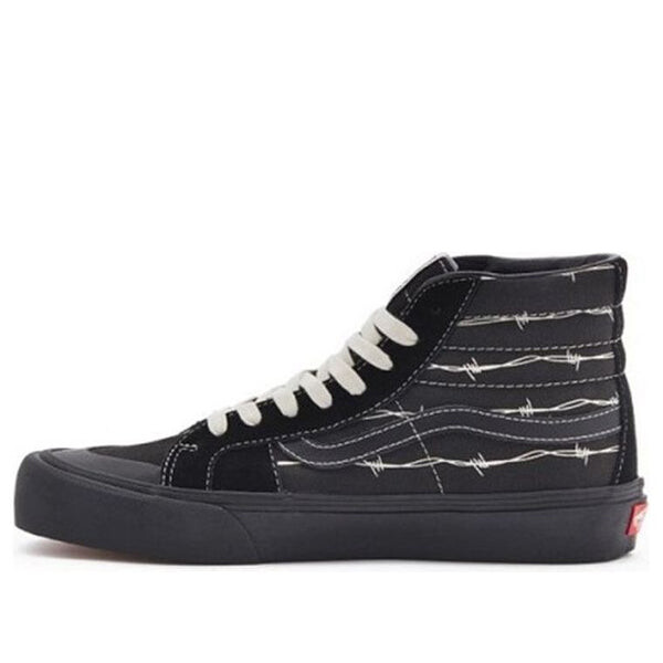 

Кроссовки sk8-hi 138 sf 'barbed wire' Vans, черный