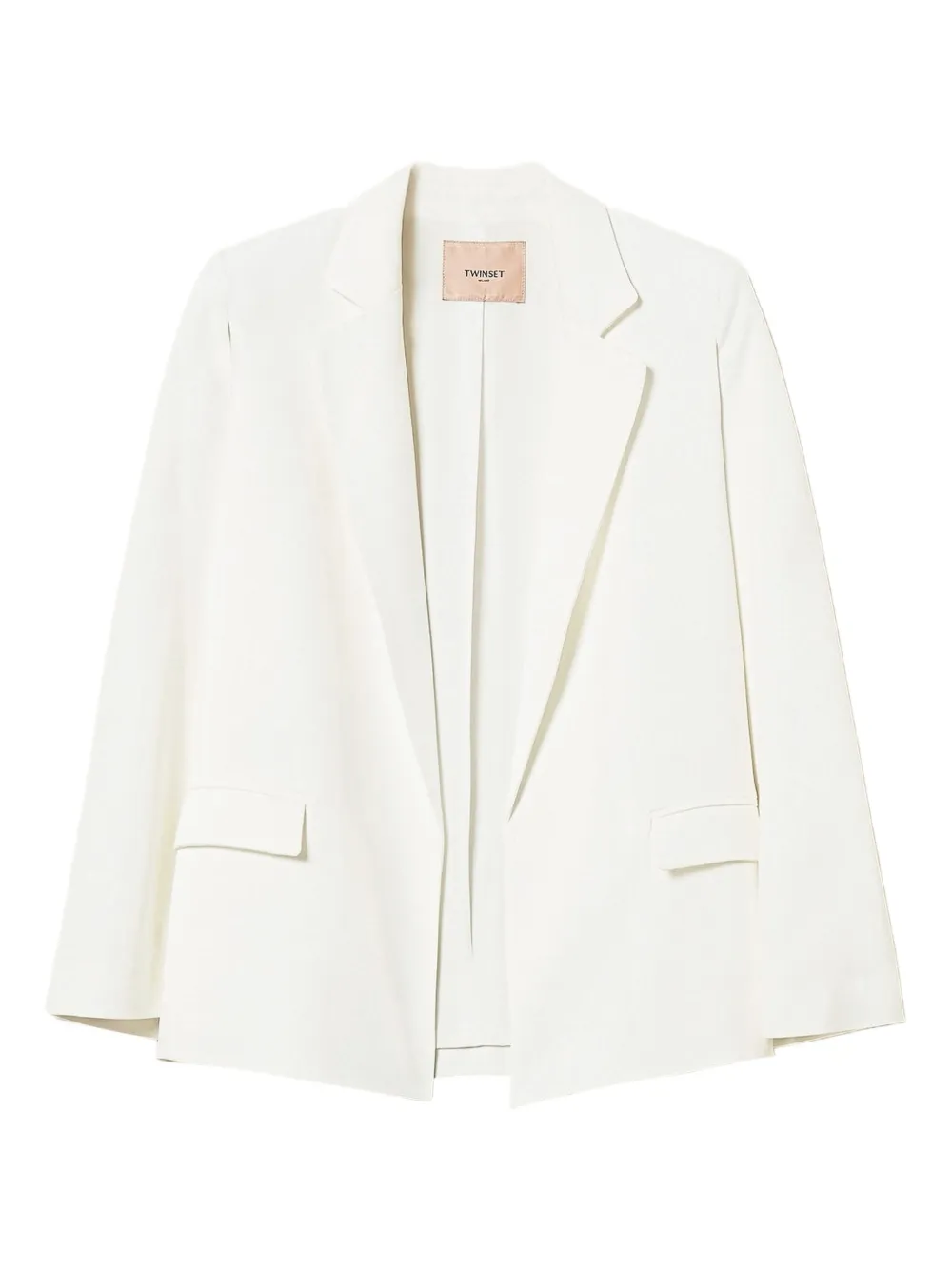 

Креповый блейзер-кейп TWINSET, нейтральный