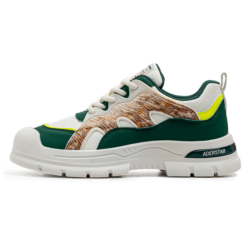 

Boogie Bear Амортизирующие, износостойкие, дышащие, легкие, увеличивающие рост низкие кеды мужские бело-зеленые, цвет White Green