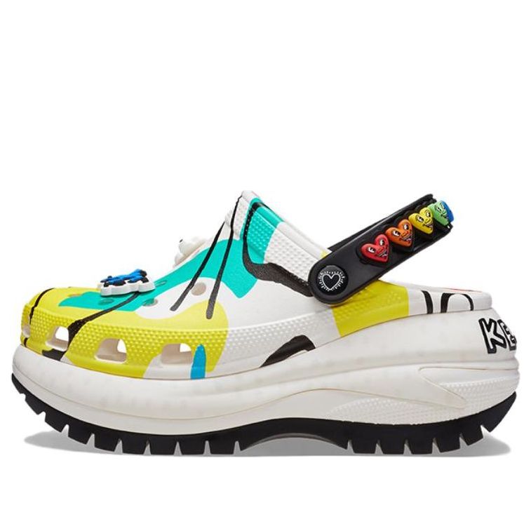 

Сандалии Crocs x Keith Haring Mega Crush Clog 'White Multi', белый