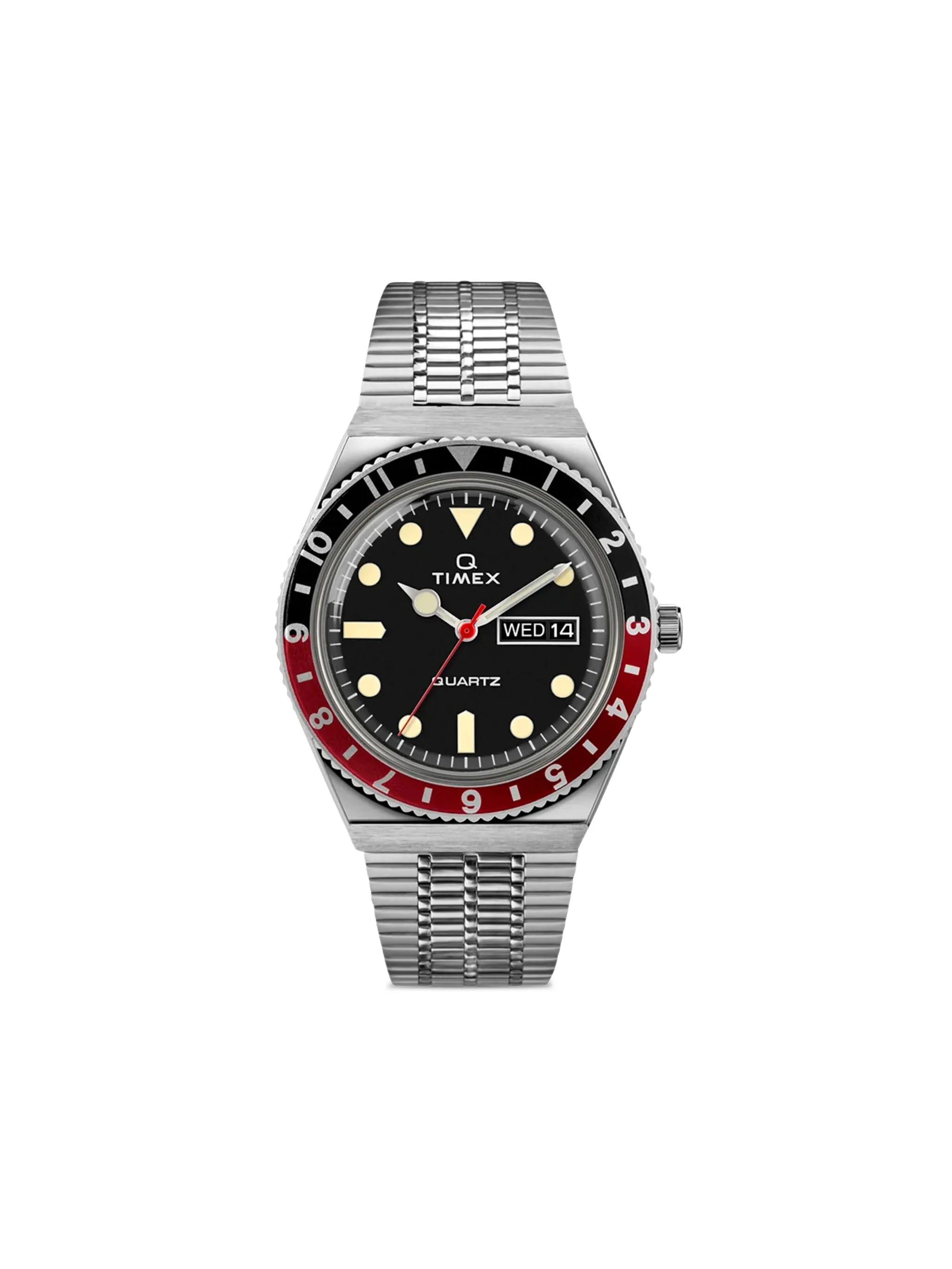 

Наручные часы Q Reissue 38 мм Timex, черный