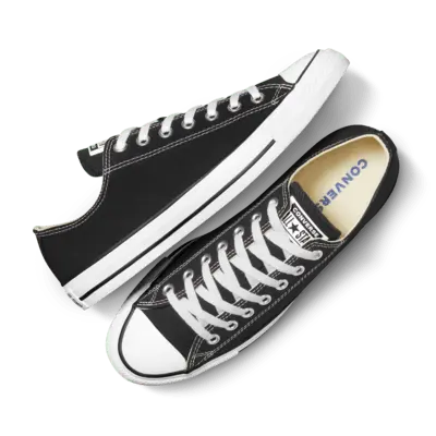 Кроссовки Nike Converse Chuck Taylor All Star Low Top Unisex Shoes, черный — фото 4