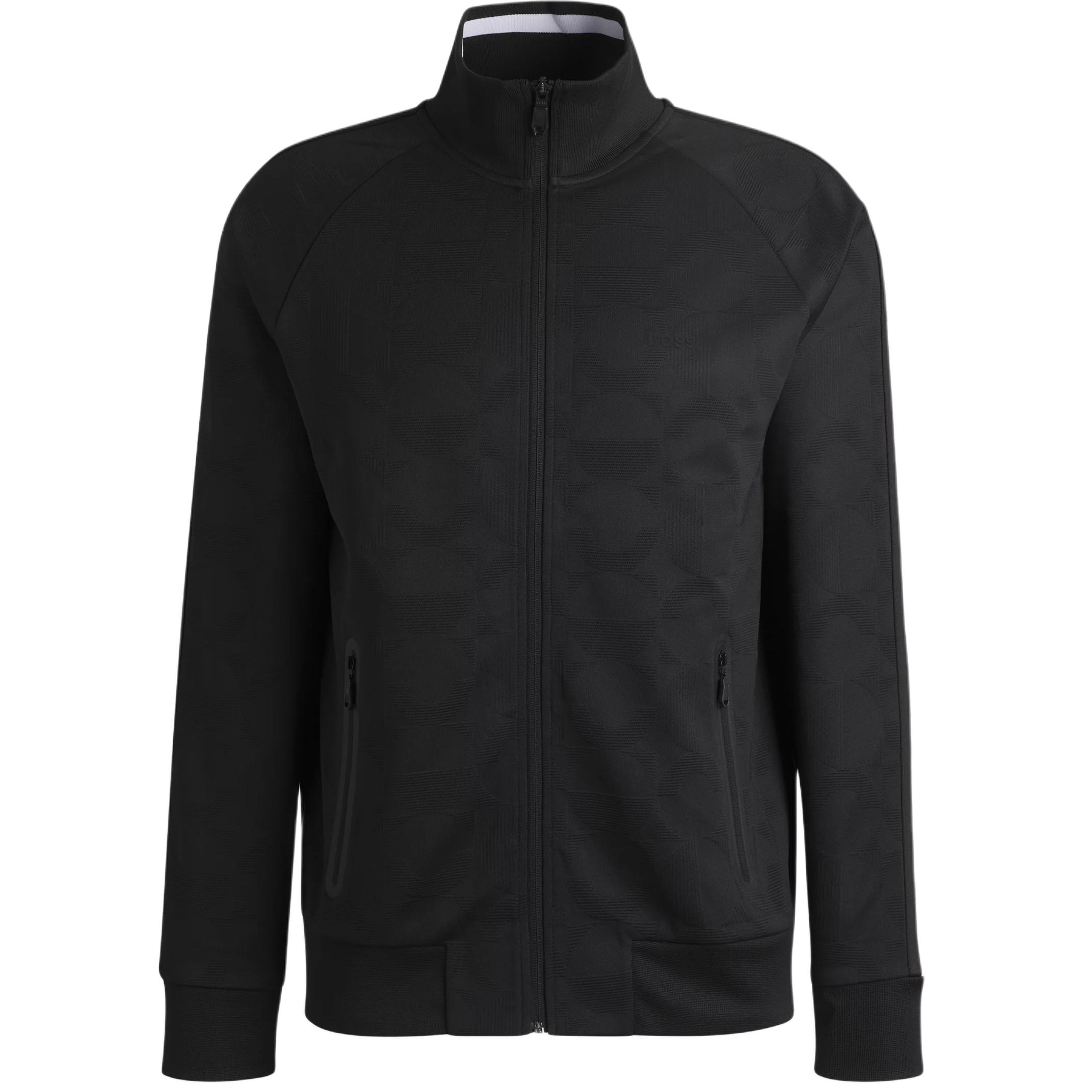 

Босс толстовка с длинными рукавами на молнии HUGO BOSS, черный