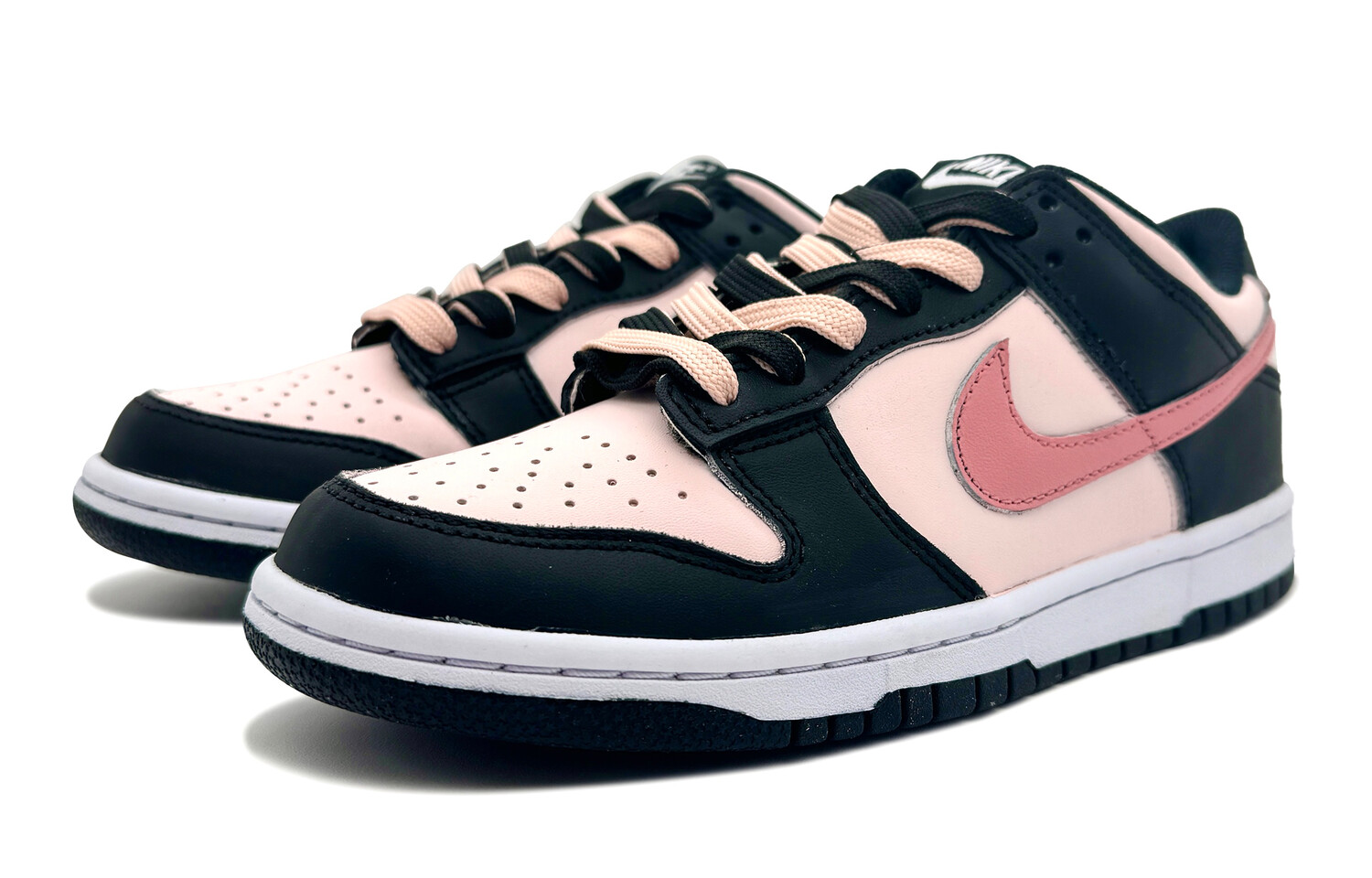

Кроссовки Nike Dunk Skateboarding Shoes Men Low-top Black/pink, черный