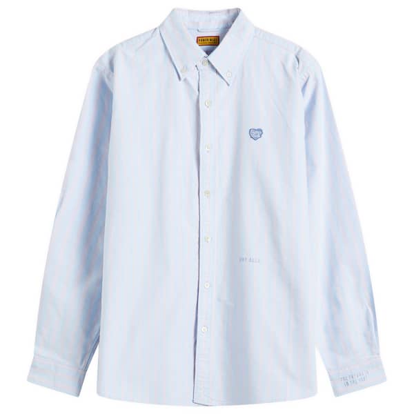 

Полосатая рубашка-оксфорд Human Made, синий